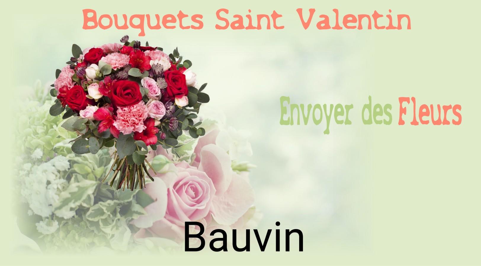Roses de Saint-Valentin livrées à Bauvin